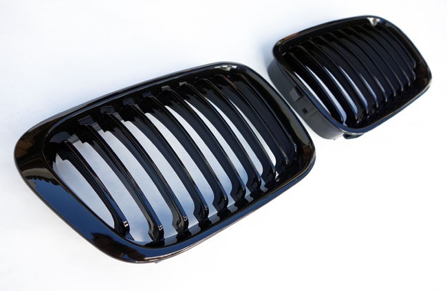Bmw e46 compact black kidney grill #2