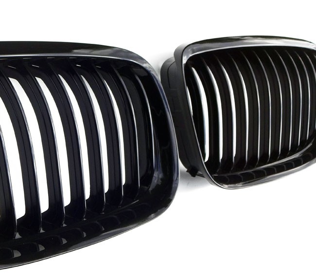 Bmw e90 gloss black grill #4